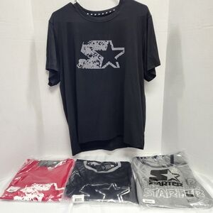 STARTER Men's Star Graphic Tee - Black and Gray